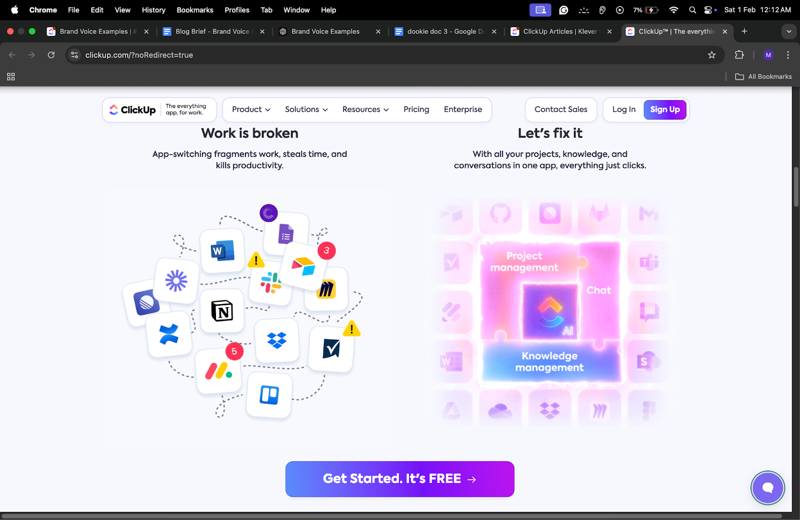 Verwenden Sie die Tools von ClickUp, um Texte zu organisieren, zu überarbeiten und zu erstellen.