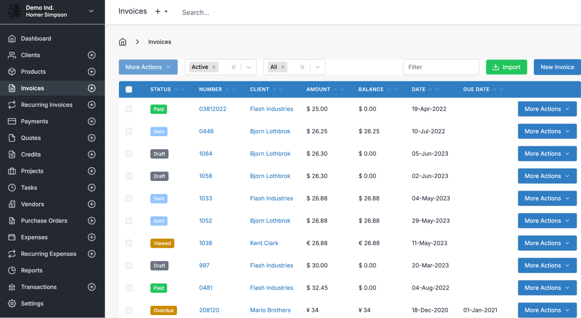 Invoice Ninja: Hello Bonsai Alternatives