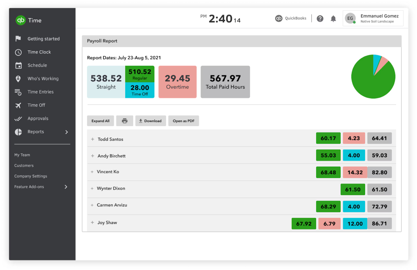 Quickbooks Time