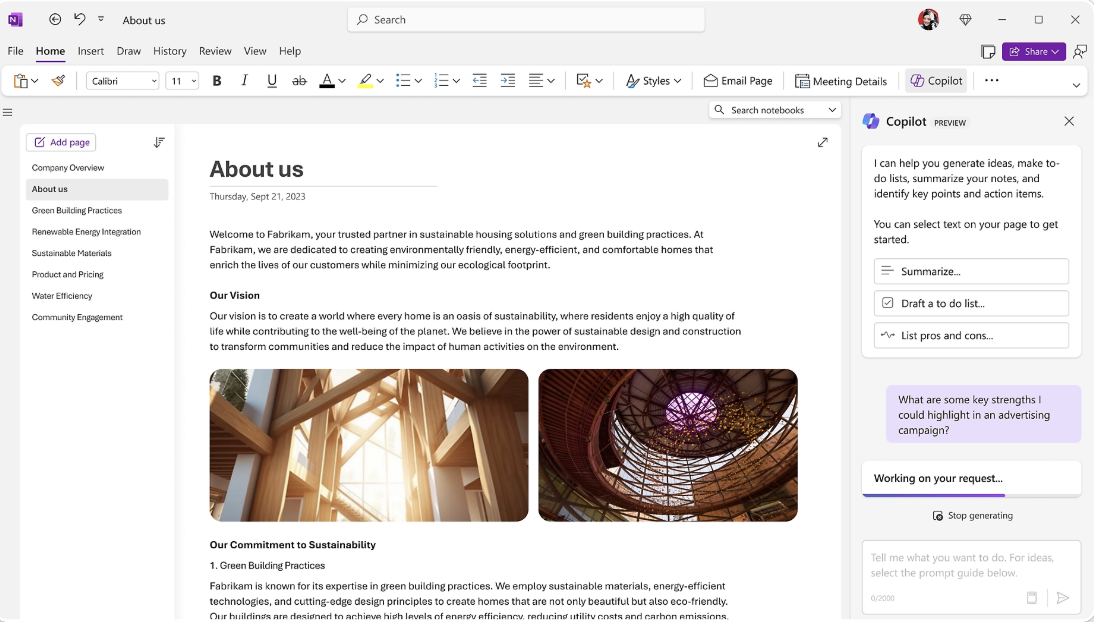 CoPilot in OneNote: Apple Notes Vs OneNote