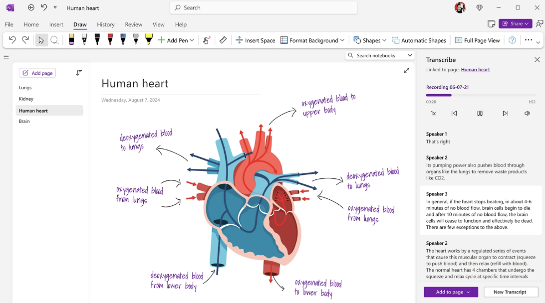 Voice transcription: Apple Notes Vs OneNote