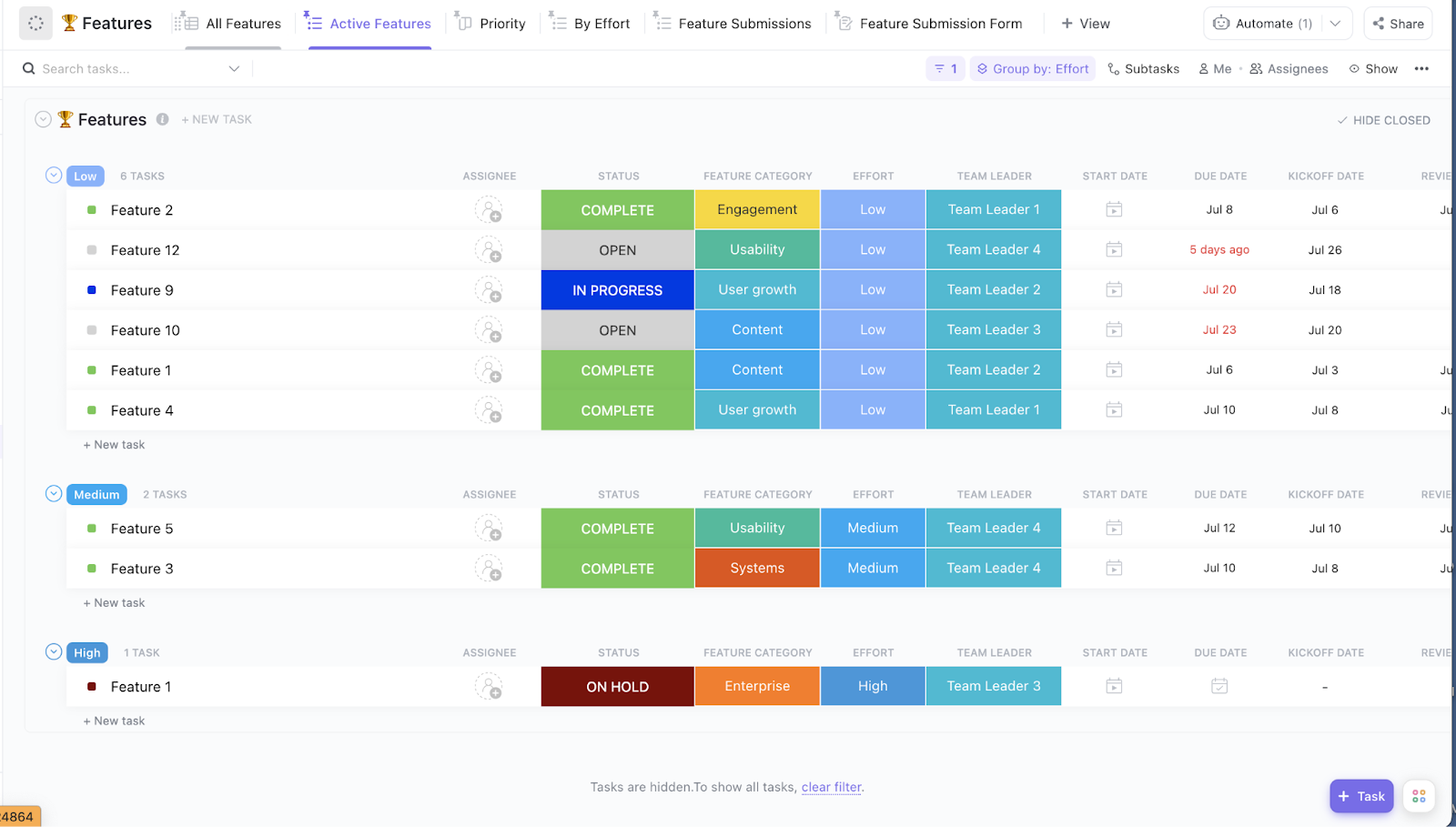 ClickUp Product Strategy Template