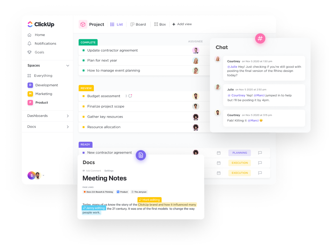 clickup workspace

