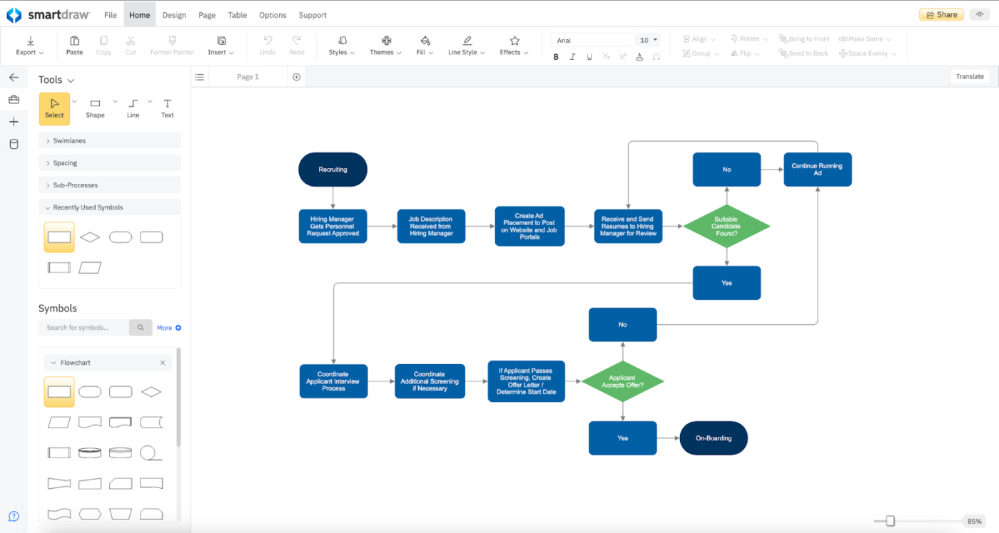 SmartDraw: network diagram software