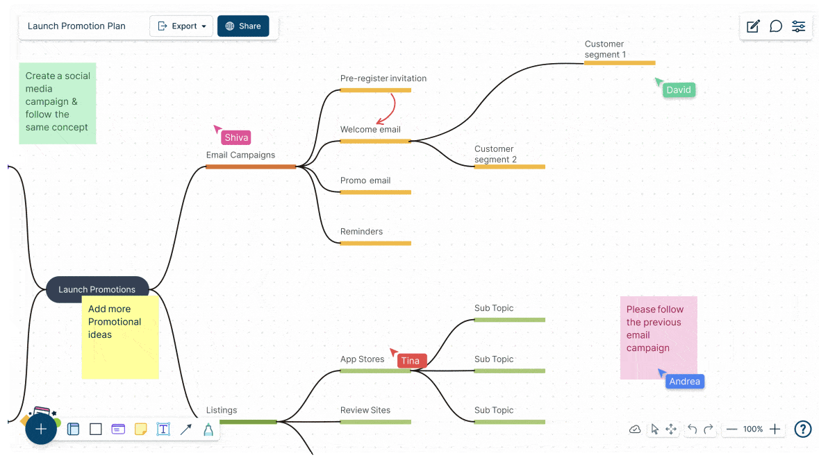 Creately: network diagram software