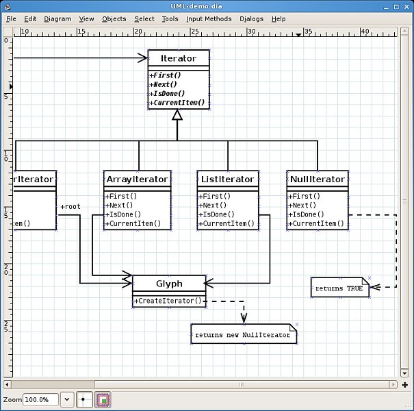 DIA: network diagram software