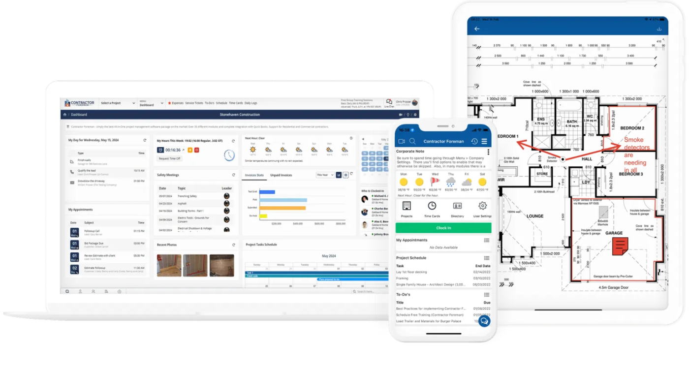 Contractor Foreman: Construction Communication Software