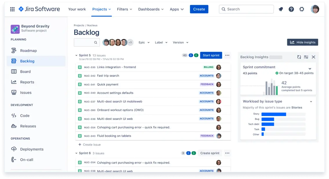 Jira: status reporting tools