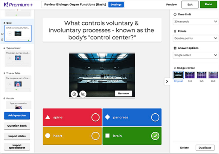 Kahoot: best study apps