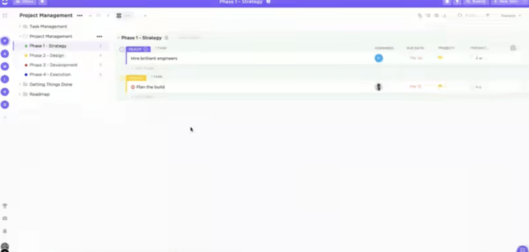 ClickUp Customer Service Project Management Software