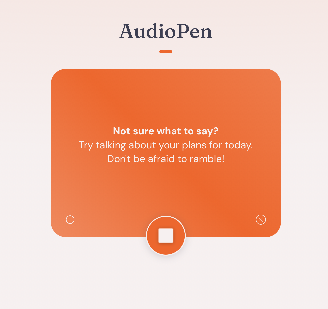 AudioPen: Best for converting voice notes to text