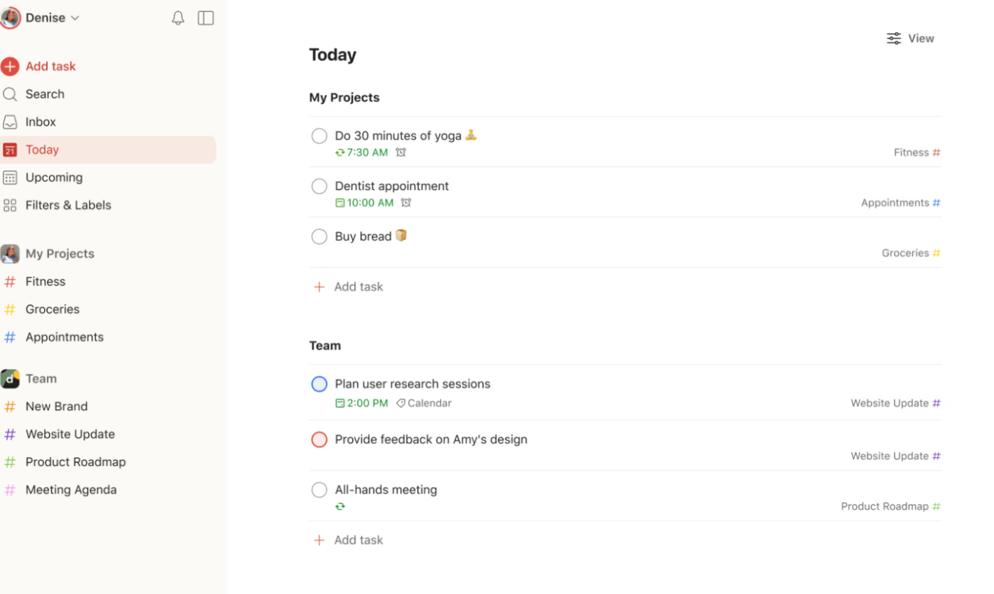 Motion vs Todoist : What is Todoist?
