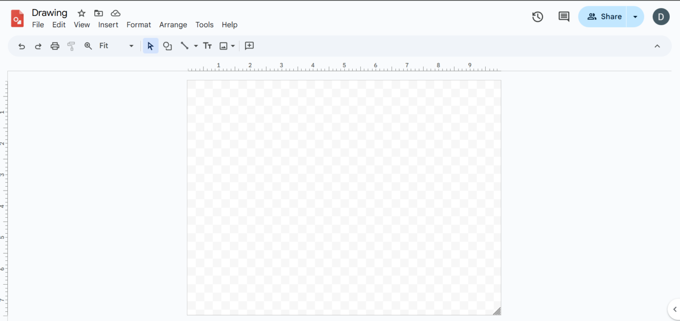 إنشاء ملف Google Drawing فارغ_كيفية إنشاء منظم رسومي في Google Docs