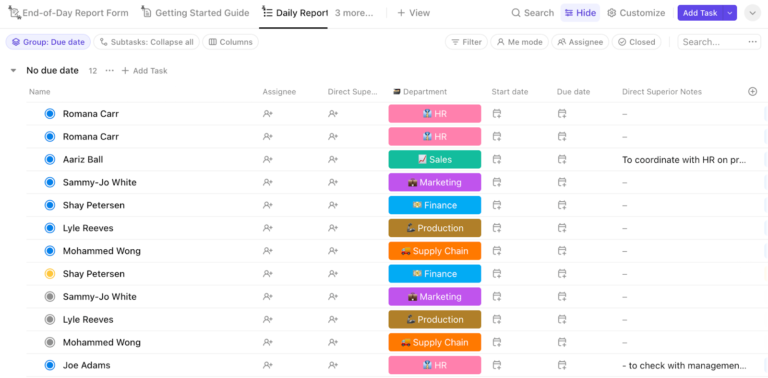 Daily Report hero image