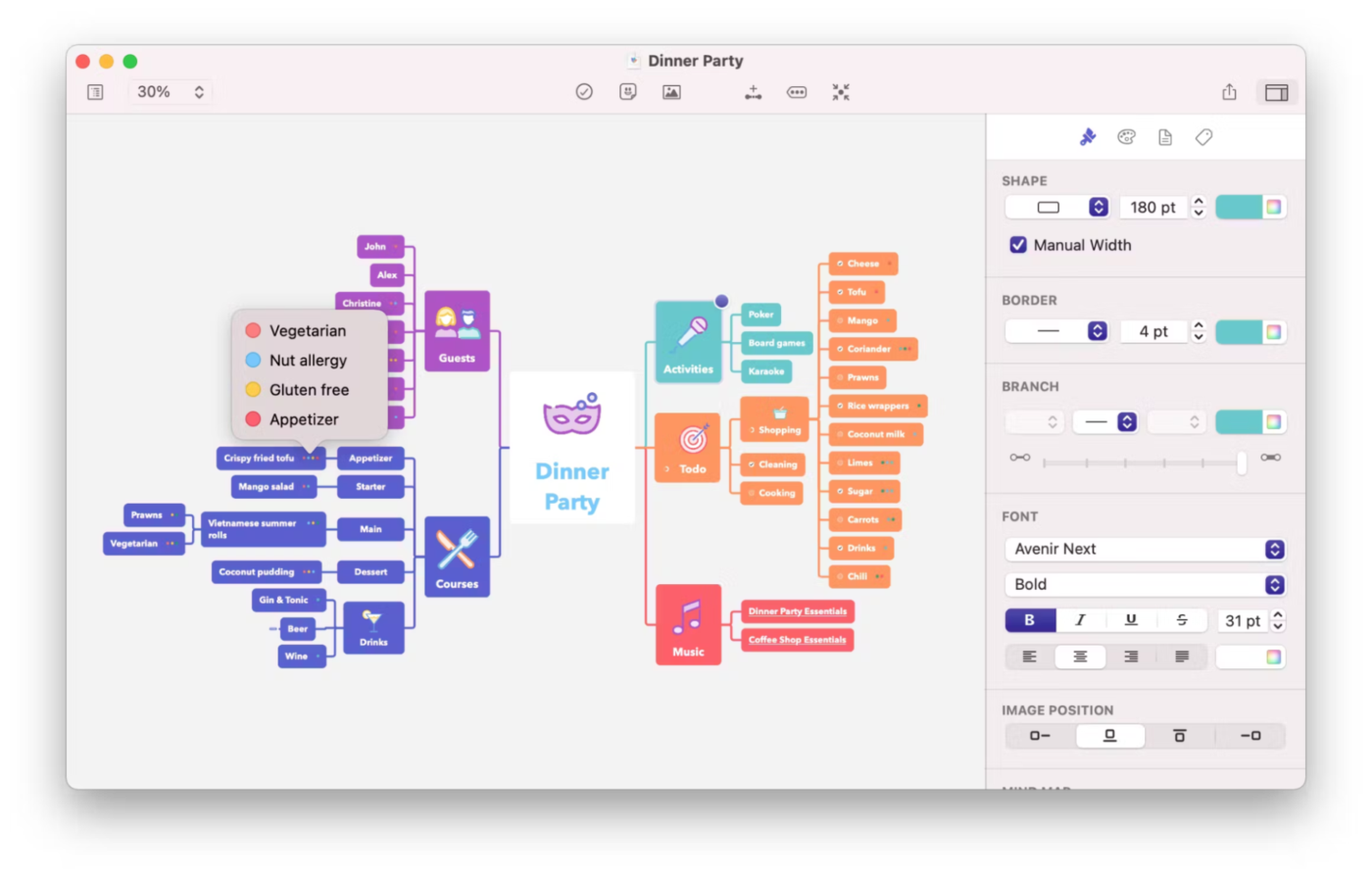MindNode: Mind mapping tool with all the features you need for brainstorming