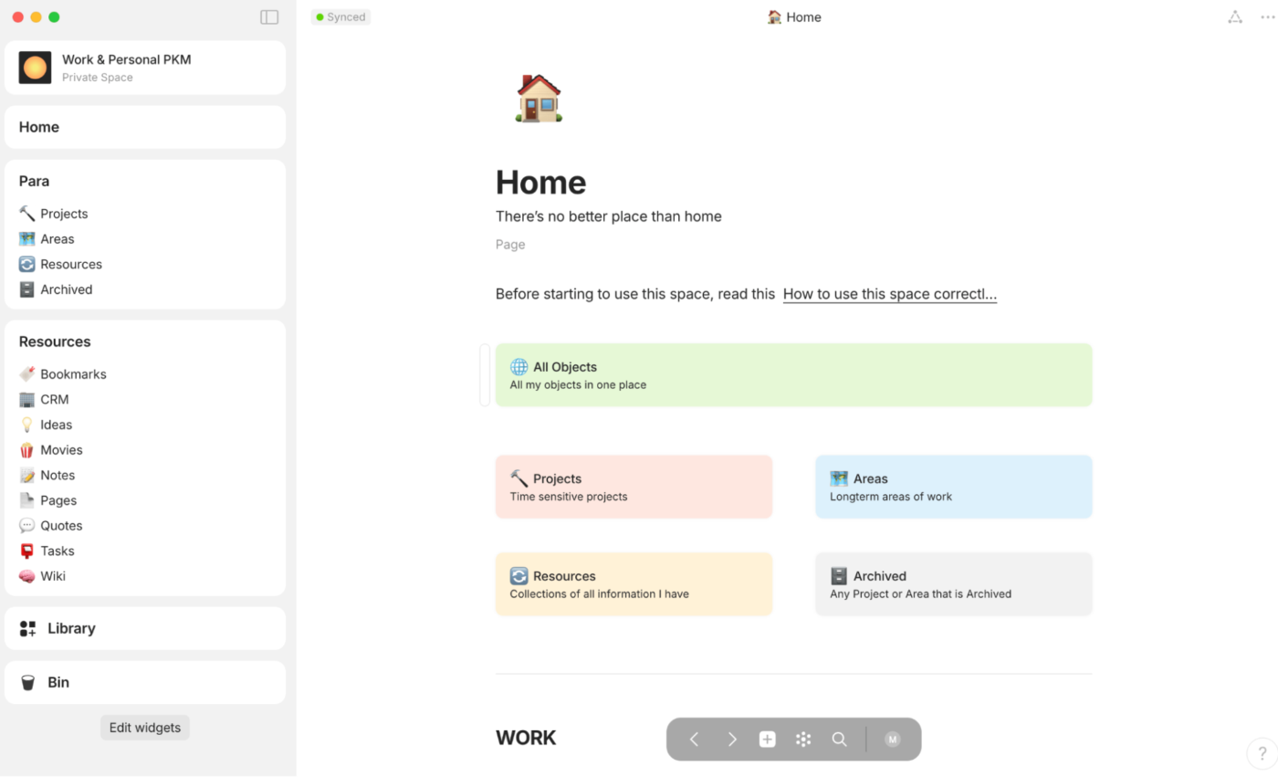 A tomada de notas baseada em objetos apresenta uma curva de aprendizado íngreme: ClickUp vs Anytype