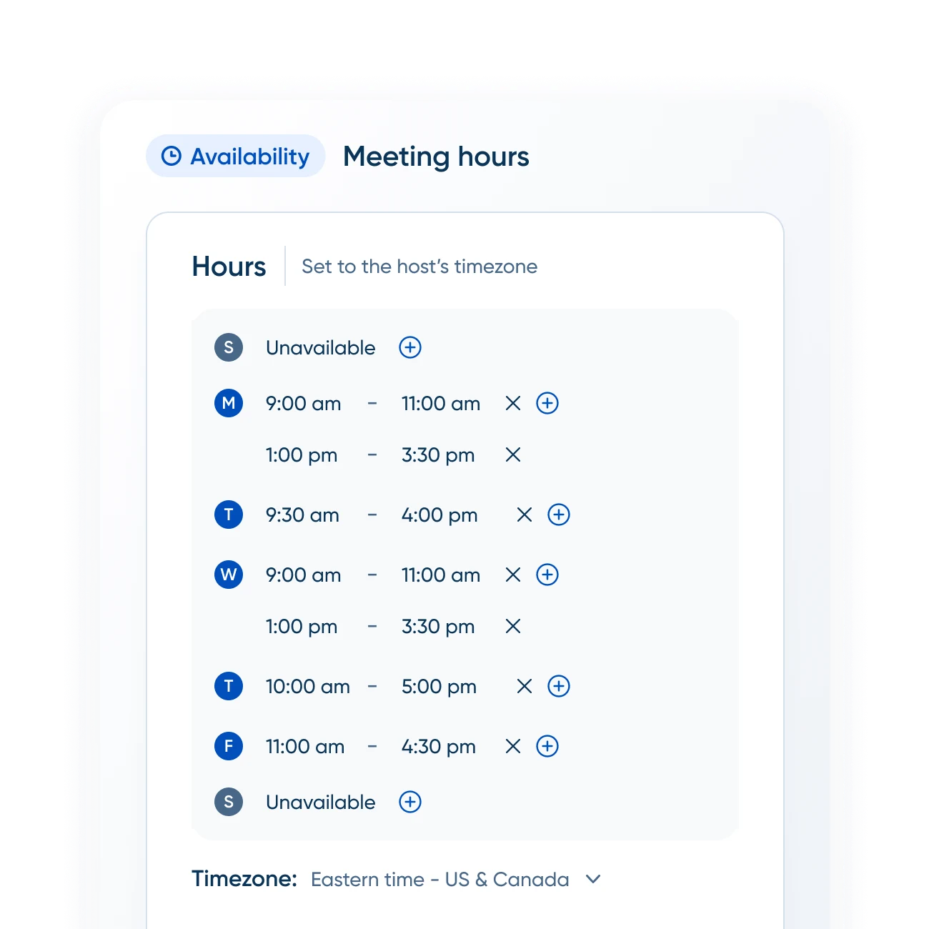 Calendly Esnek toplantı rezervasyonu için özelleştirilebilir uygunluk: ClickUp vs Calendly