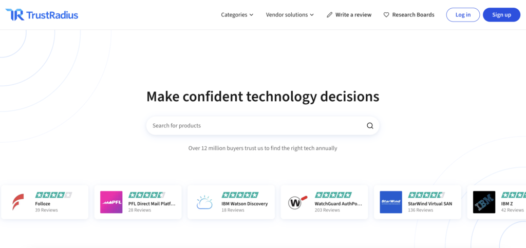 TrustRadius: best software review site