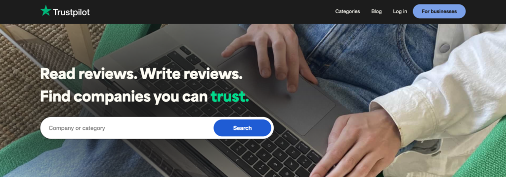 Trustpilot: best software review site