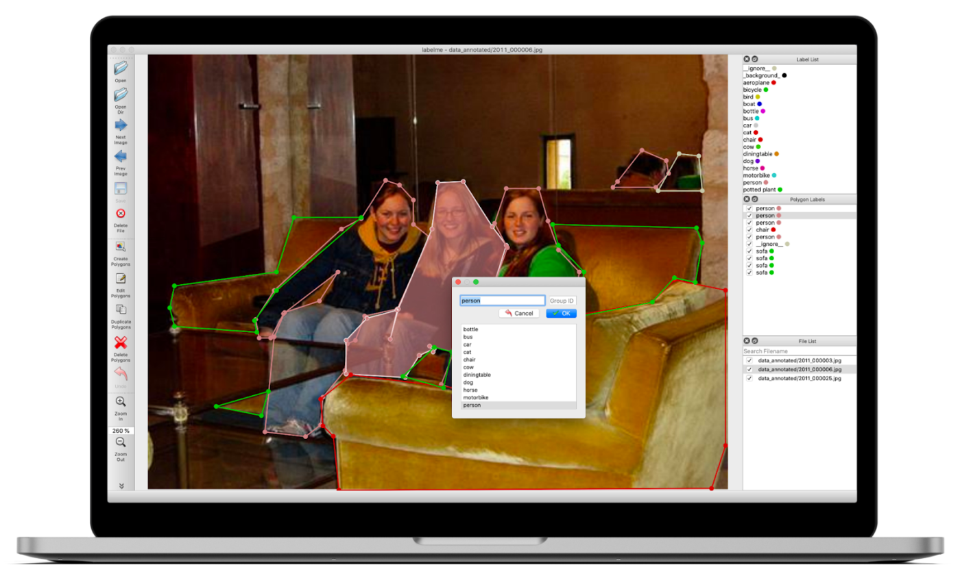 Image Annotation Software: LabelMe