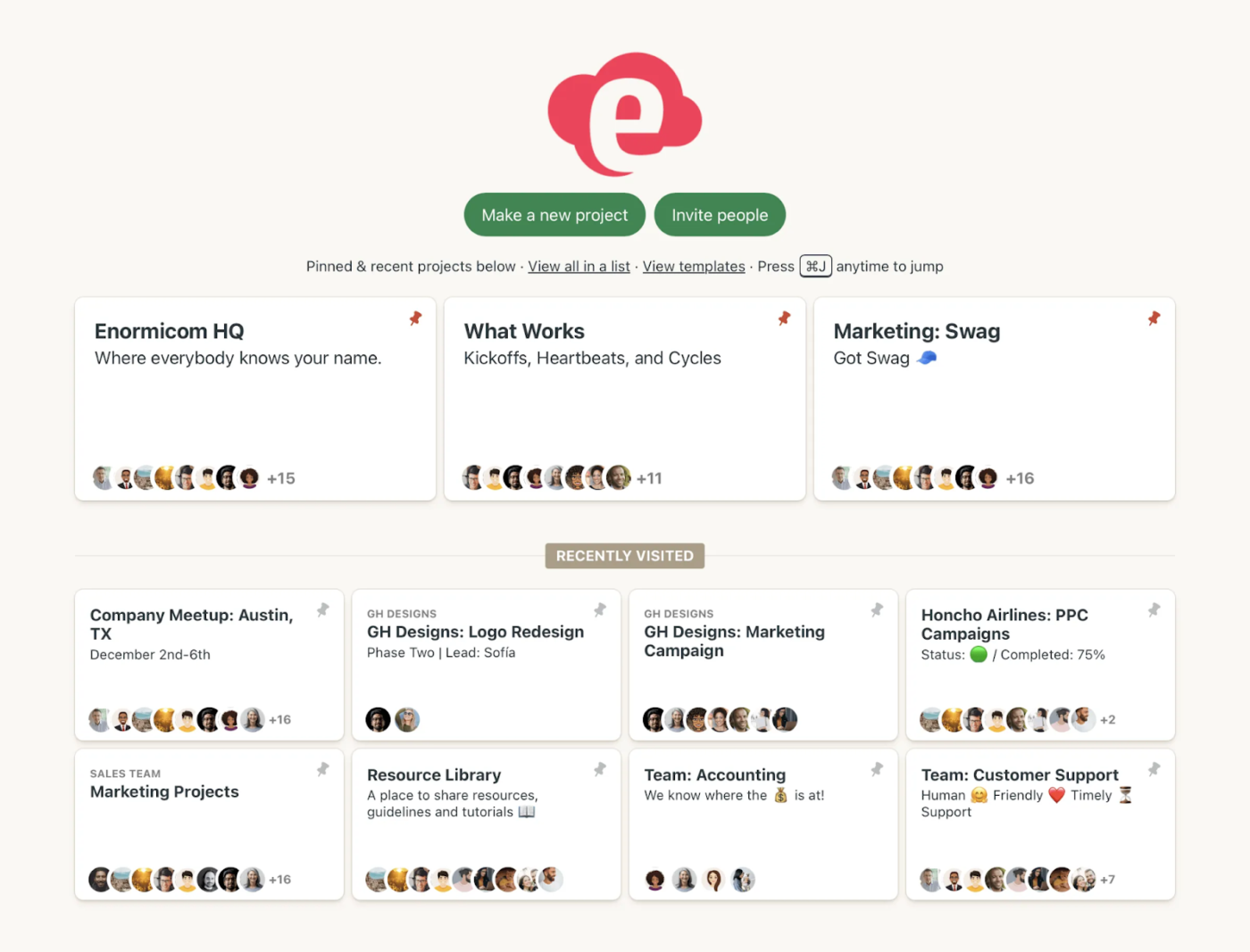 Basecamp: Central place for project management