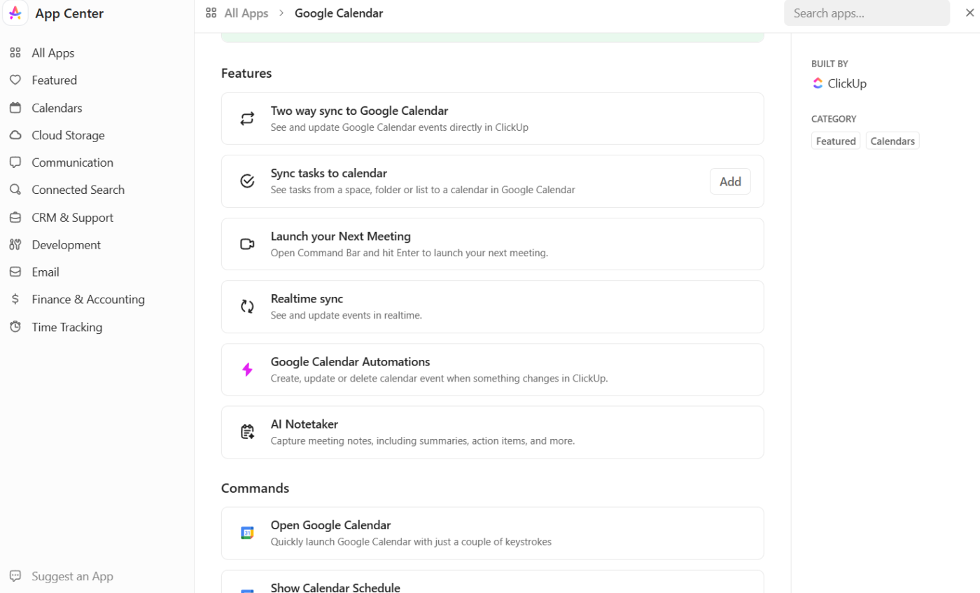 Adjust integration features