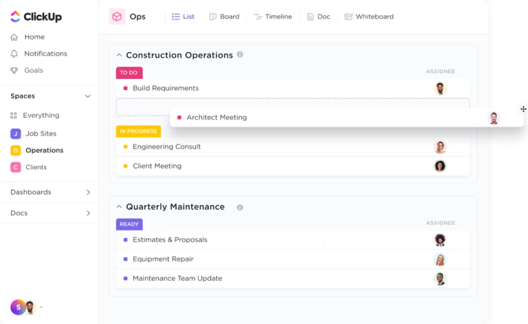 ClickUp Construction