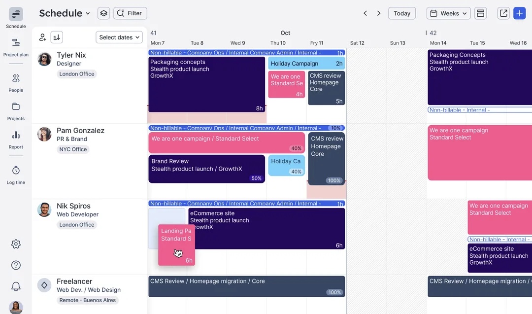 Float : ai resource management software 