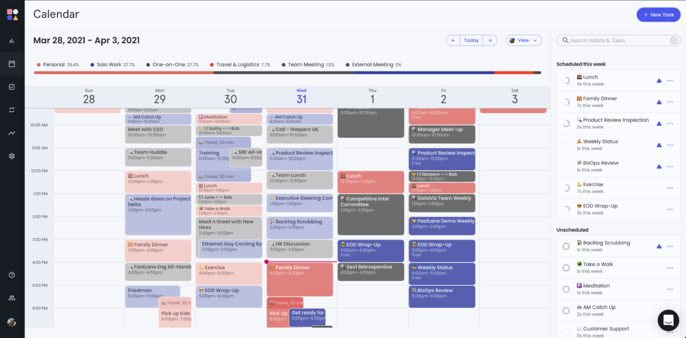 Integrate third-party calendars within Reclaim AI : Reclaim AI vs Clockwise