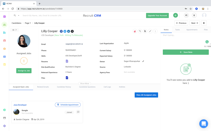 Recruit CRM: Recruitment software for recruiting firms