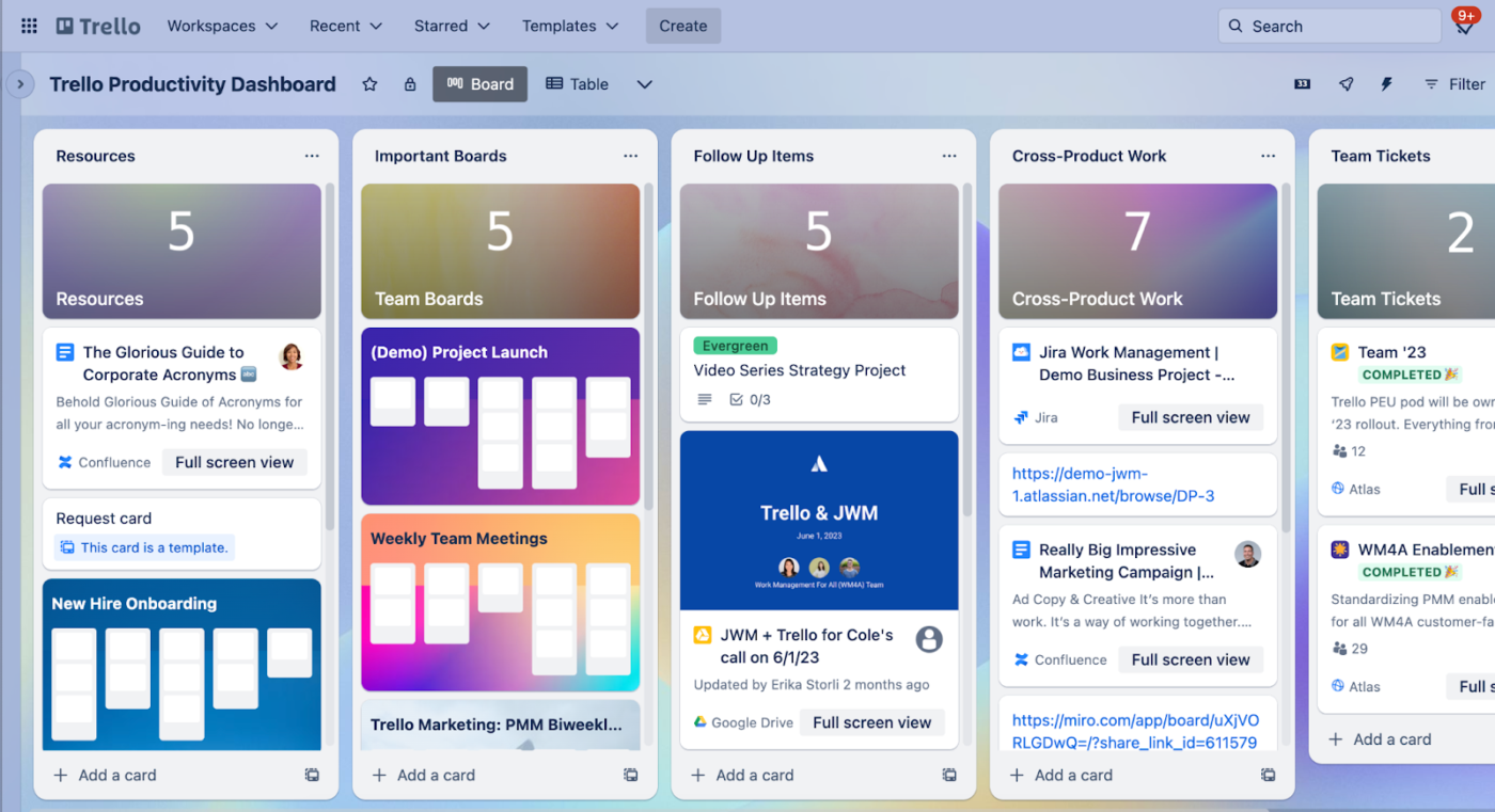 Một lựa chọn thay thế Planforge tốt khác là Trello: Công cụ quản lý dự án với tính năng giao tiếp nhóm