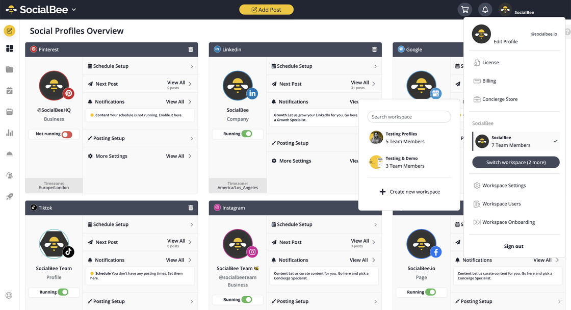 SocialBee: Yapay zeka destekli sosyal medya yönetimi için en iyisi