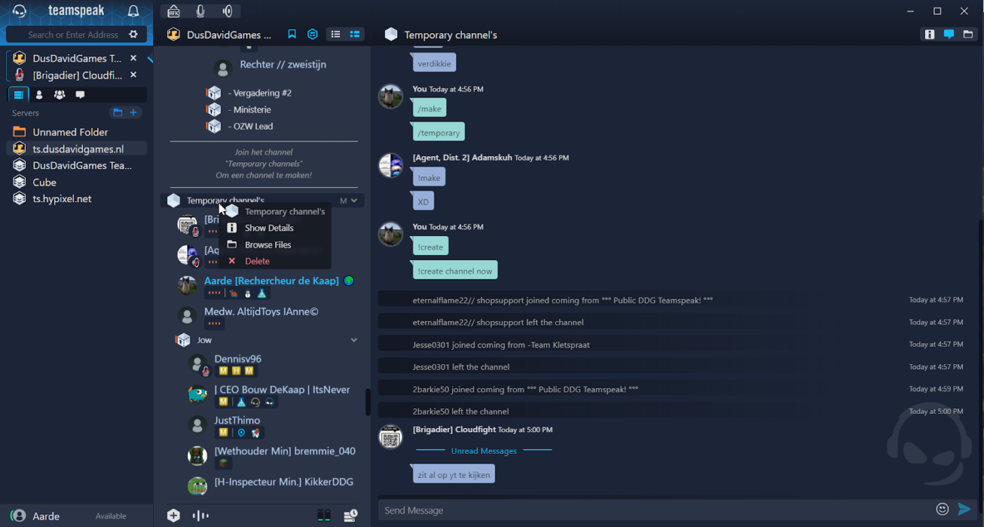 Discord Alternatives: TeamSpeak: Best for high-quality voice communication for gaming teams