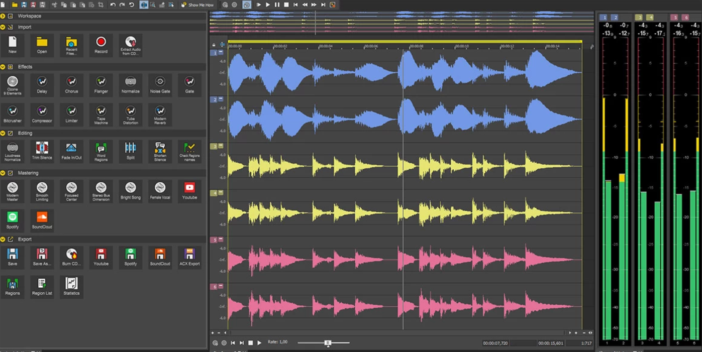 perangkat lunak voice over: Sound Forge: Terbaik untuk pengeditan audio, mastering, dan pemulihan