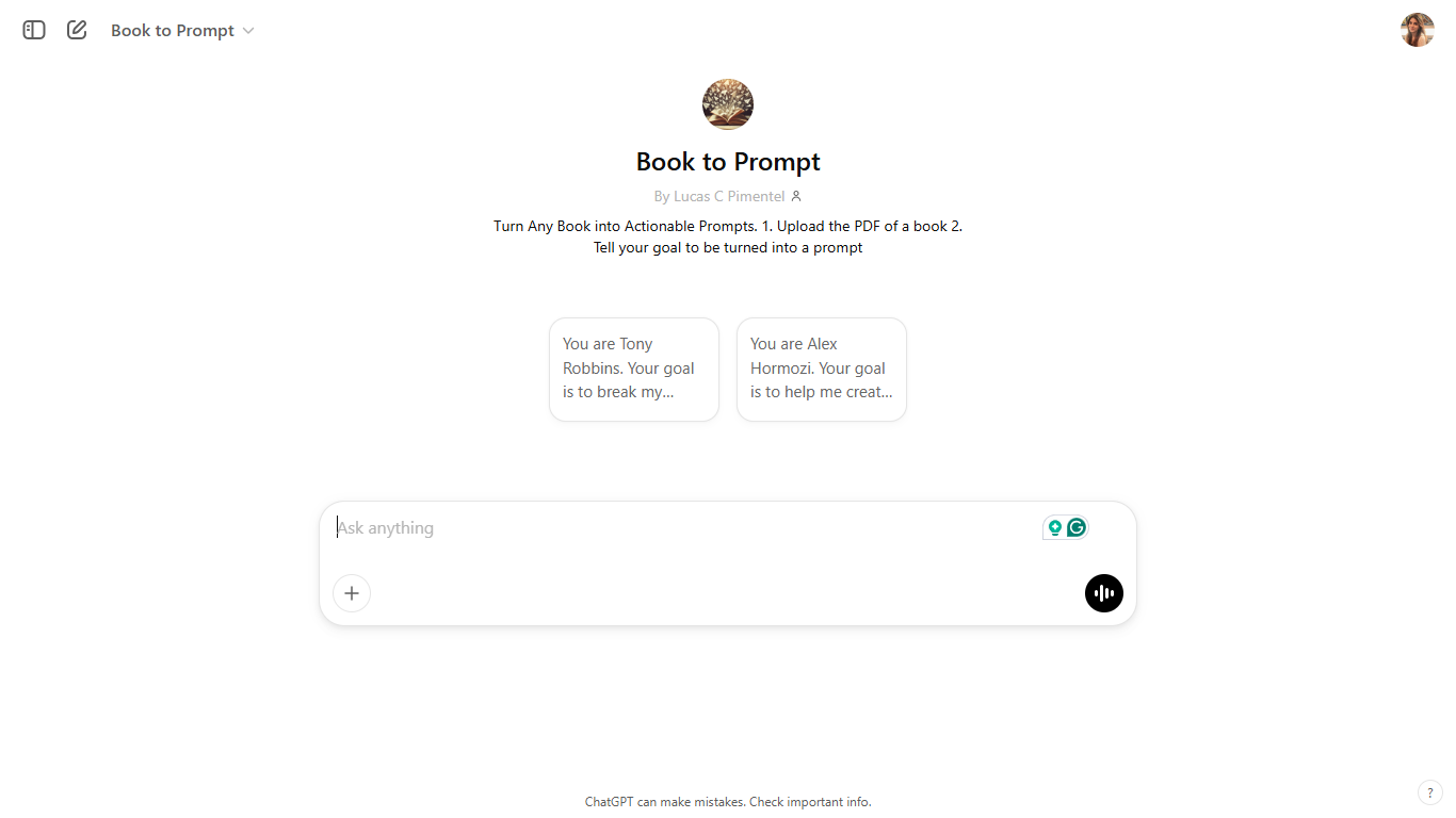 Book to Prompt:書籍から最高のプロンプトを生成