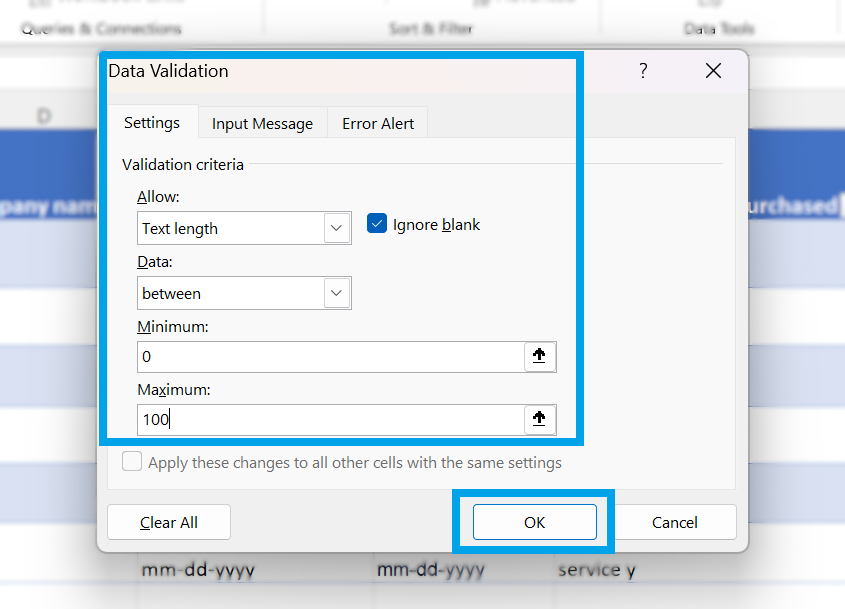 Gegevensvalidatie in Excel: een klantendatabase maken in Excel