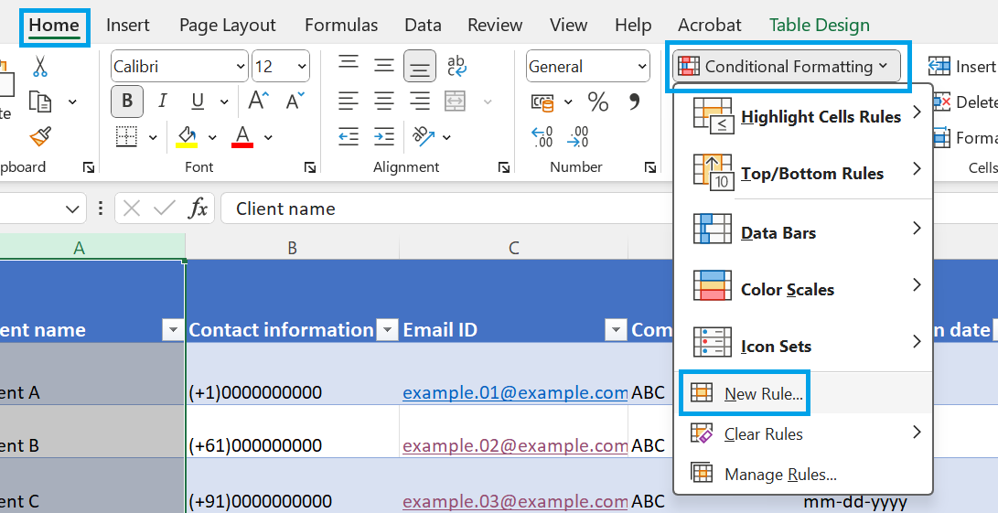 Voorwaardelijke opmaak in Excel