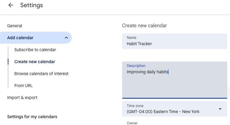 Google Calendar