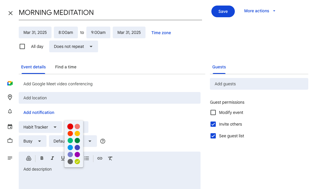 Google Calendar