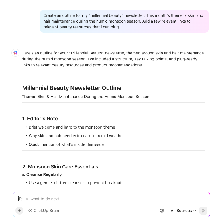 Click Brain for newsletter ideas