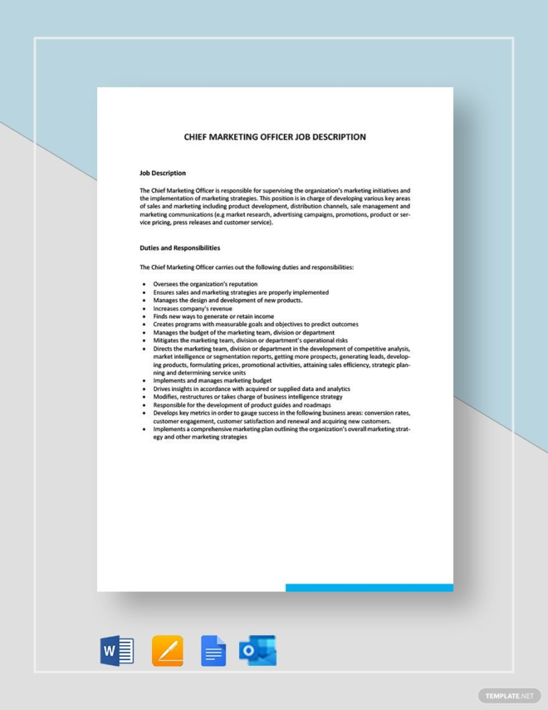 Free Professional Job Description Templates for Word | ClickUp