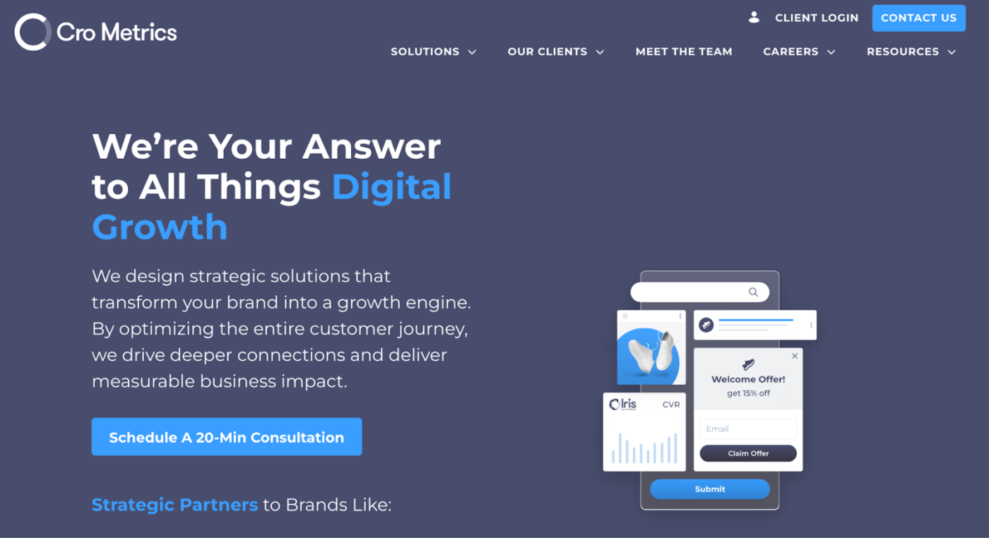 Cro Metrics: Growth Marketing Agencies