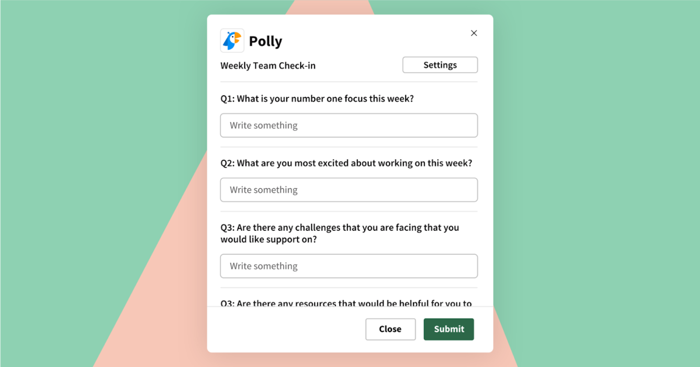 Weekly Team Check-In Template: Weekly Check In Template