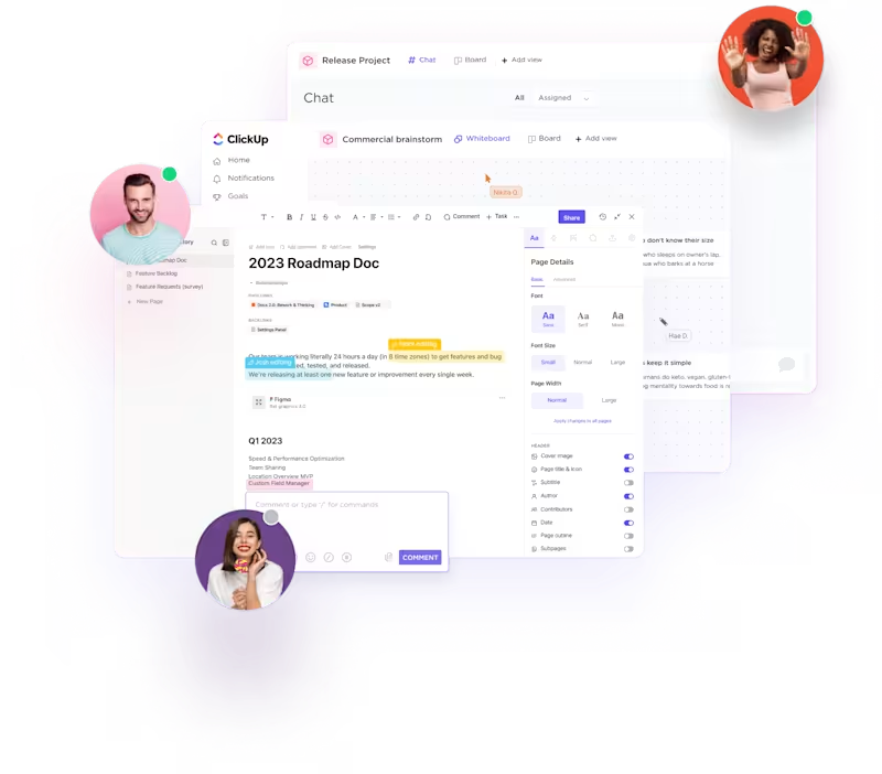 İnşaat Takımları için ClickUp