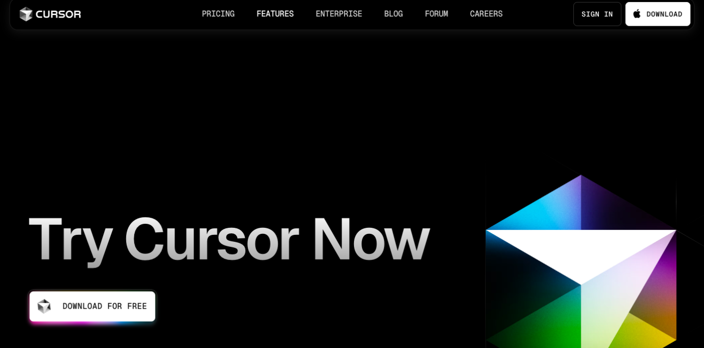 قم بتنزيل ملف التثبيت المناسب في Cursor