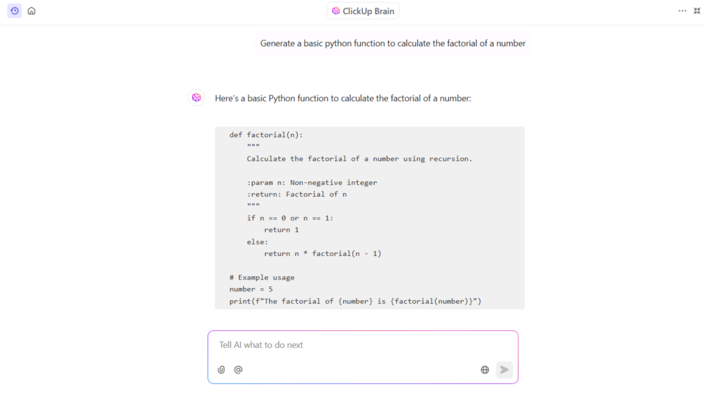 ClickUp Brain: كيفية استخدام Cursor AI