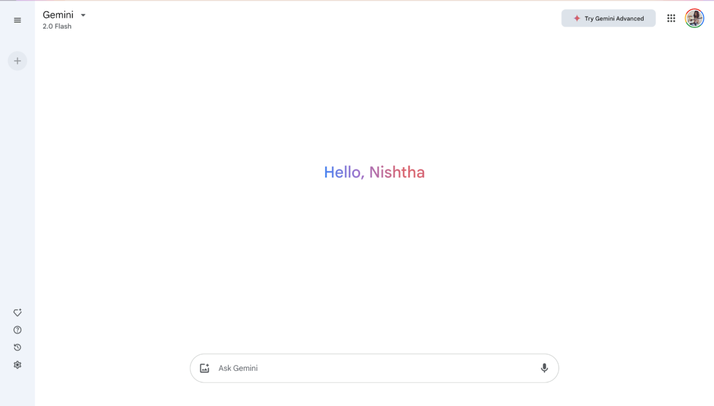 Gemini Interface: AI Prompts for Teachers
