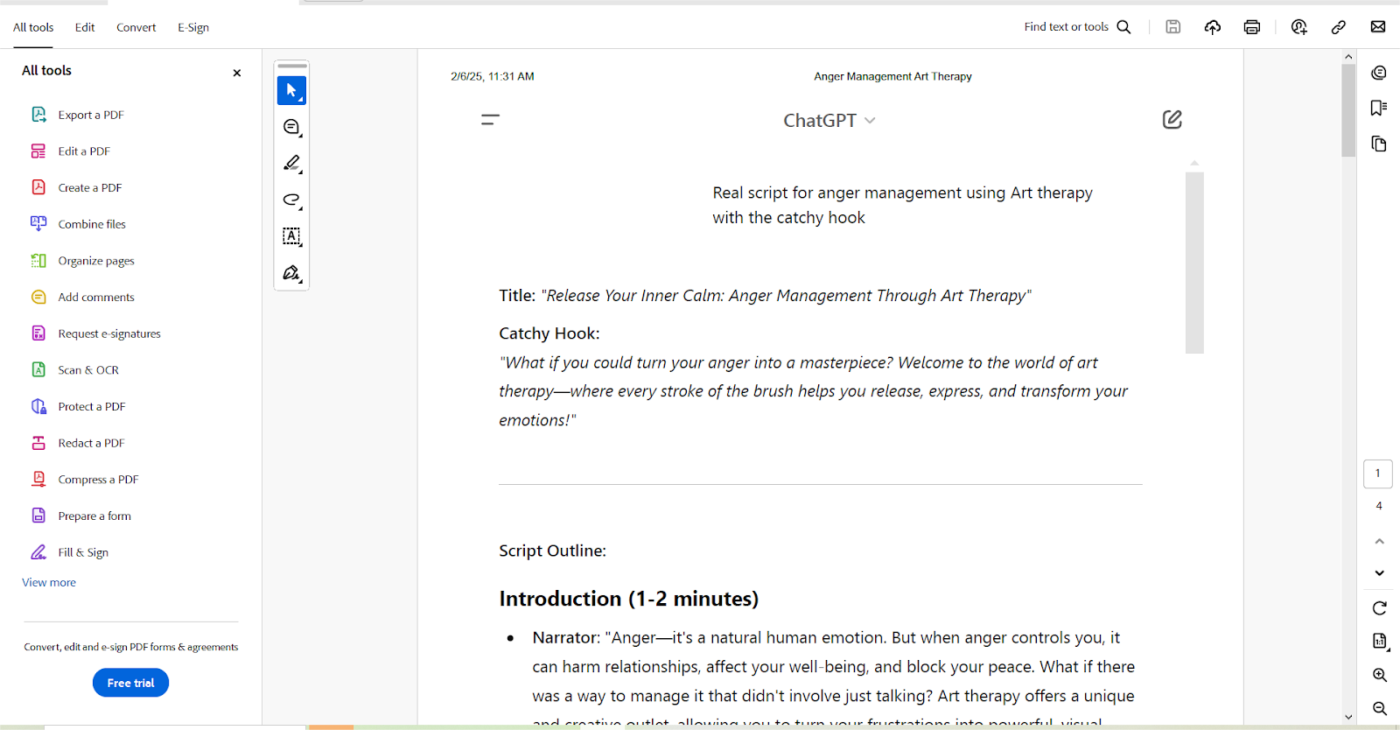 Save PDF on ChatGPT: Export ChatGPT Conversation