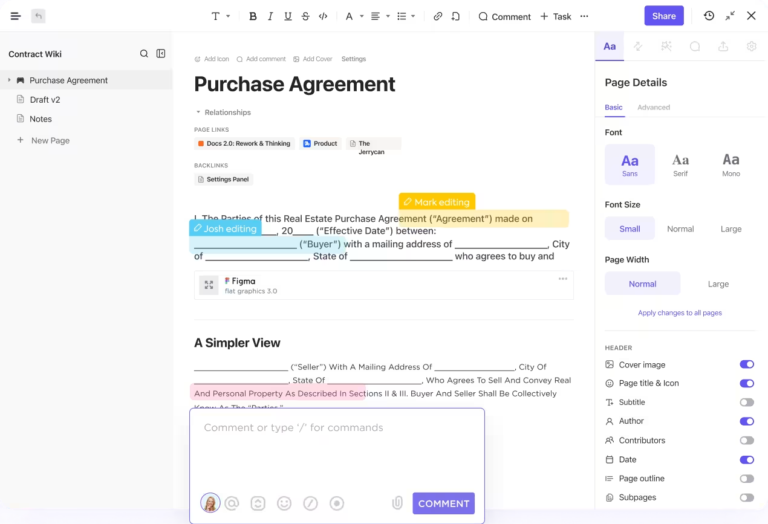 ClickUp Docs