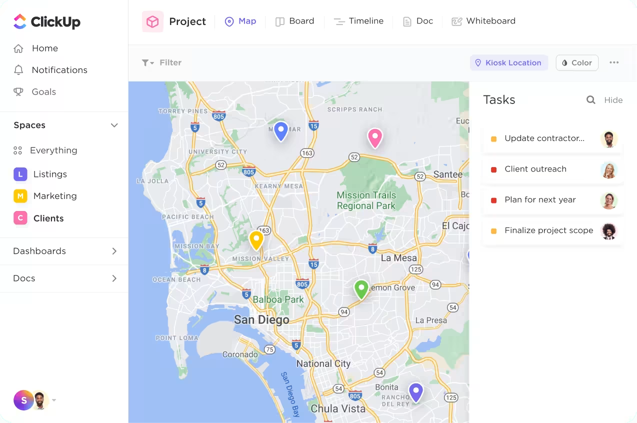 ClickUp through task management